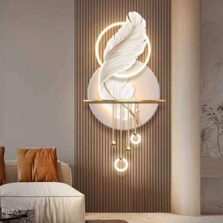 Moonlit Zen 3D LED Wall Art - Illuminated Landscape