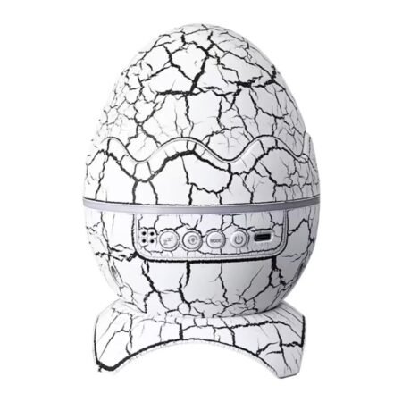 Dino-Egg Star Projector with Galaxy Lights & White Noise