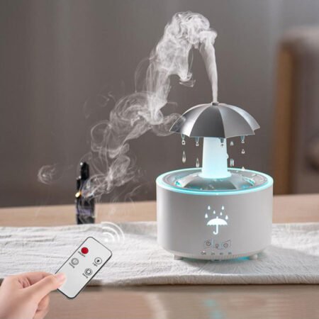 Rotating Raindrop Diffuser - A Tiny Thunder-Shower of Calm