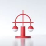 Rotating Balance LED Table Lamp - Touch & Tilt Glow